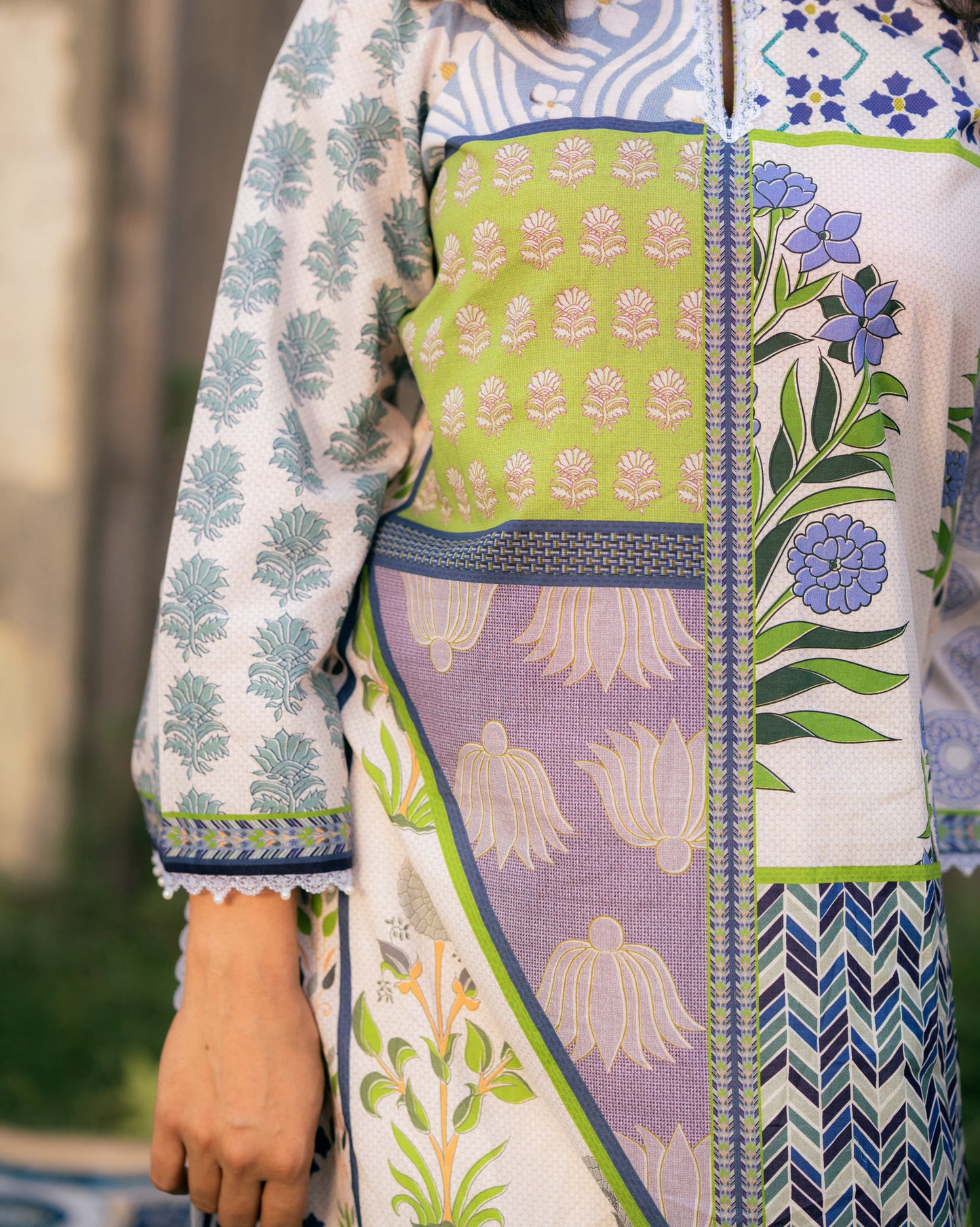 Leafy Print Set