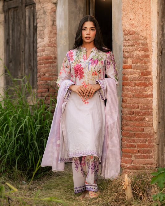 Garden Whisper: Pastel Floral Ensemble