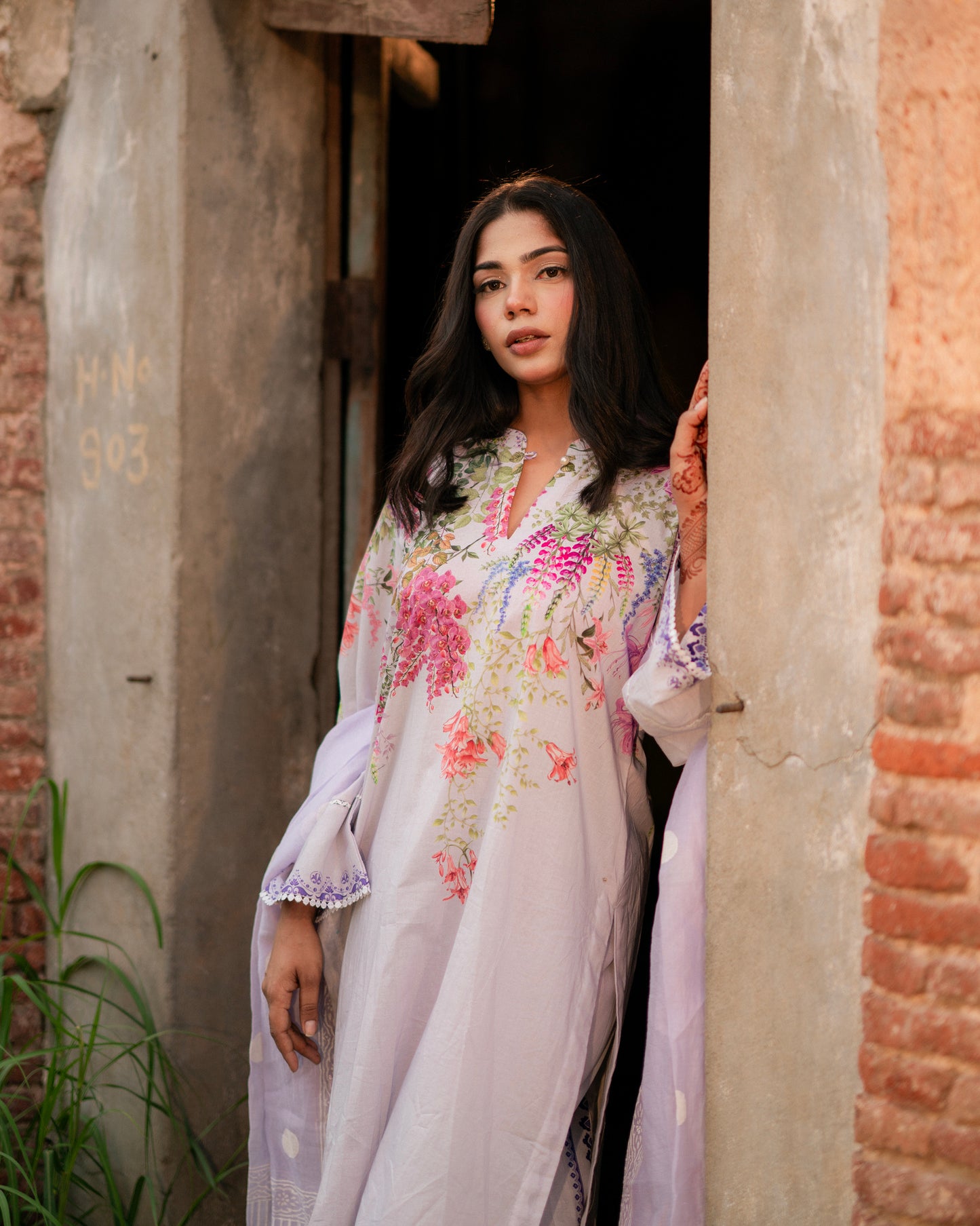 Garden Whisper: Pastel Floral Ensemble
