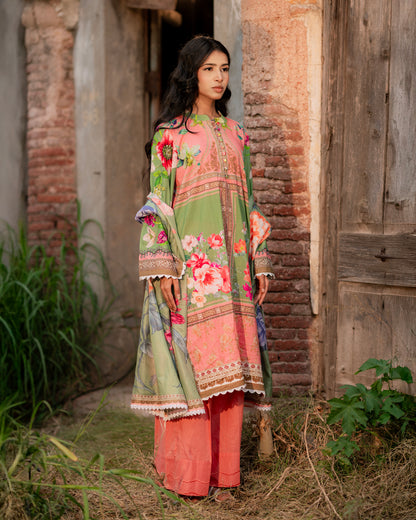 Pastel Floral Shalwar Kameez